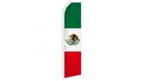 Mexico Superknit Polyester Swooper Flag Size 11.5ft by 2.5ft