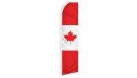 Canada Superknit Polyester Swooper Flag Size 11.5ft by 2.5ft