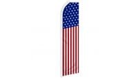 USA 50 Stars Superknit Polyester Swooper Flag Size 11.5ft by 2.5ft