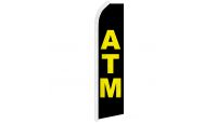 ATM Superknit Polyester Swooper Flag Size 11.5ft by 2.5ft