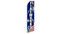 Fireworks USA Superknit Polyester Swooper Flag Size 11.5ft by 2.5ft