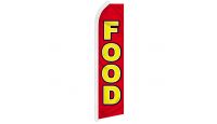 Food Superknit Polyester Swooper Flag Size 11.5ft by 2.5ft