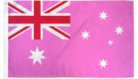 Australia Pink Printed Polyester Flag 3ft by 5ft
