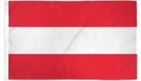Austria Printed Polyester Flag 2ft by 3ft