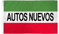 Autos Nuevos Printed Polyester Flag 3ft by 5ft