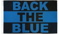 Back the Blue Printed Polyester Flag 3ft by 5ft