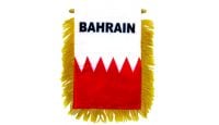 Bahrain Rearview Mirror Mini Banner 4in by 6in