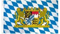 Bavaria Lion Printed Polyester Flag 2ft by 3ft