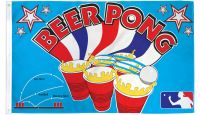 Beer Pong Printed Polyester Flag 3ft by 5ft