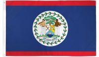 Belize Printed Polyester Flag 2ft by 3ft