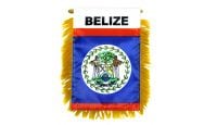Belize Rearview Mirror Mini Banner 4in by 6in