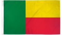 Benin Printed Polyester Flag 3ft by 5ft