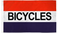 Bicycles Printed Polyester Flag 3ft by 5ft