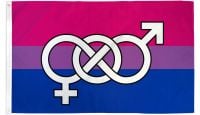Bisexual Symbol Printed Polyester Flag 3ft by 5ft