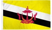 Brunei Printed Polyester Flag 2ft by 3ft