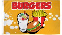Burgers Printed Polyester Flag 3ft by 5ft