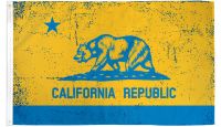 California Blue & Gold Printed Polyester Flag 3ft by 5ft
