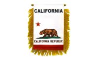 California Rearview Mirror Mini Banner 4in by 6in