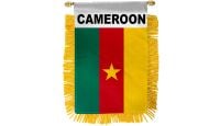 Cameroon Rearview Mirror Mini Banner 4in by 6in