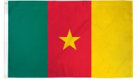 Cameroon    Printed Polyester Flag 3ft by 5ft