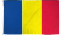 Chad Printed Polyester Flag 3ft by 5ft