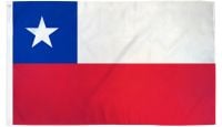 Chile  Printed Polyester Flag 3ft by 5ft