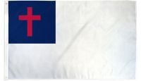 Christian Printed Polyester Flag 2ft by 3ft