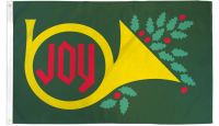 Christmas Joy Printed Polyester Flag 3ft by 5ft