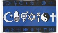 Coexist Printed Polyester Flag 3ft by 5ft