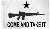 Come and Take It Rifle Printed Polyester DuraFlag 3ft by 5ft