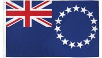 Cook Islands  Printed Polyester Flag 3ft by 5ft