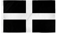 Cornwall  Printed Polyester Flag 3ft by 5ft