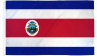 Costa Rica Printed Polyester Flag 2ft by 3ft