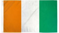 Cote D'Ivoire Ivory Coast Printed Polyester Flag 2ft by 3ft