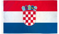 Croatia Printed Polyester Flag 2ft by 3ft