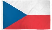 Czech Republic Printed Polyester Flag 2ft by 3ft