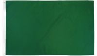 Dark Green Solid Color Printed Polyester Flag 2ft by 3ft