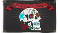 Day of the Dead Printed Polyester Flag 3ft by 5ft