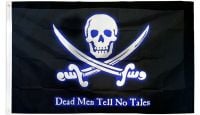 Dead Men Tell No Tales Pirate Printed Polyester Flag 3ft by 5ft
