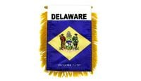Delaware Rearview Mirror Mini Banner 4in by 6in
