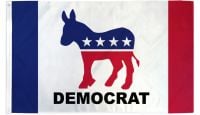 Democrat New Printed Polyester Flag 3ft by 5ft