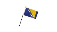 Bosnia & Herzegovina 4x6in Stick Flag