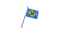 Delaware 4x6in Stick Flag