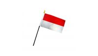Indonesia 4x6in Stick Flag