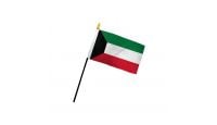Kuwait 4x6in Stick Flag