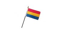Pansexual 4x6in Stick Flag