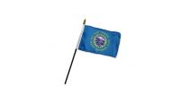 South Dakota 4x6in Stick Flag