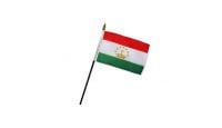 Tajikistan 4x6in Stick Flag