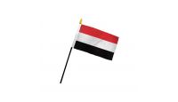 Yemen 4x6in Stick Flag