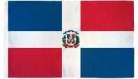 Dominican Republic   Printed Polyester Flag 3ft by 5ft